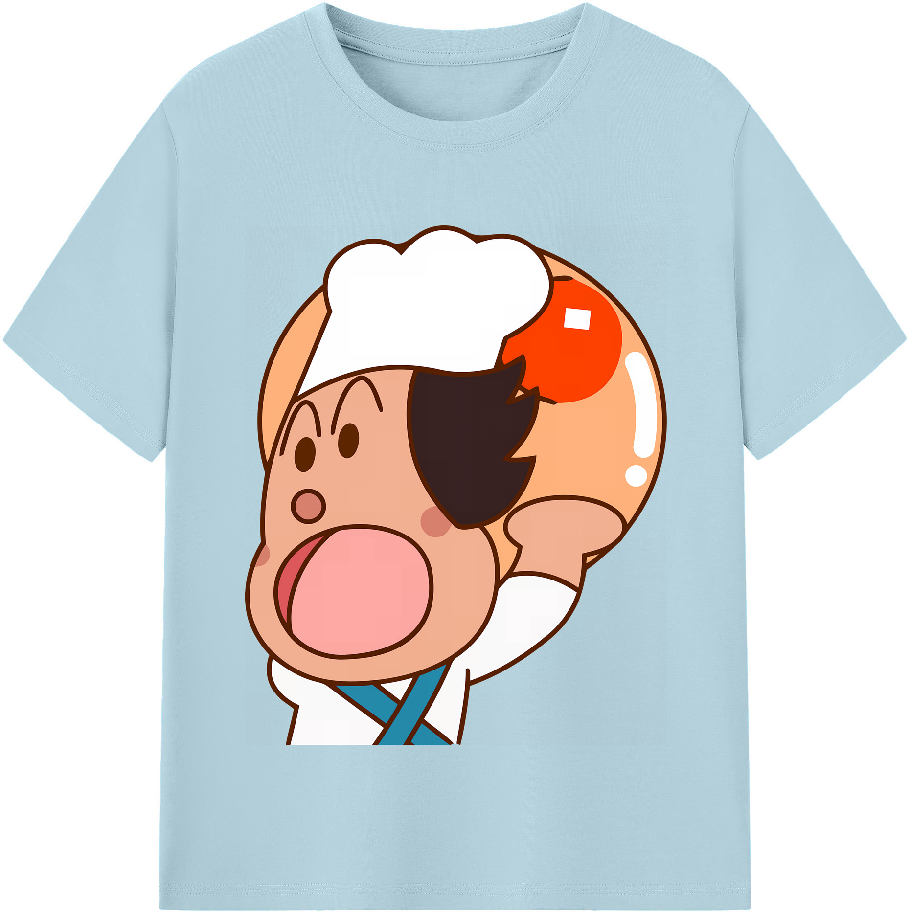 （画像用） アンパンマン Anpanman 綿100％半袖Tシャツ（フロントプリント）